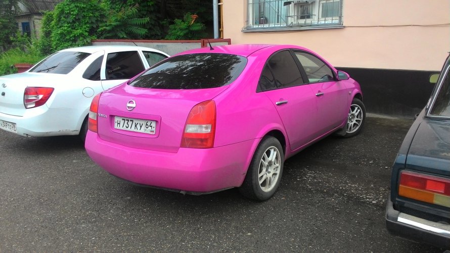 Nissan primera p12 в пленке