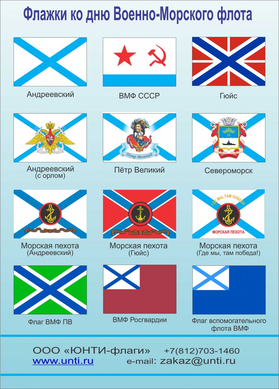 Флаг ВМС РФ