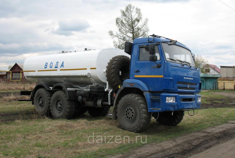 Водовоз на шасси КАМАЗ 43502