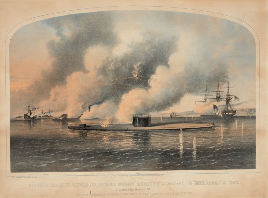 Броненосец монитор 1862