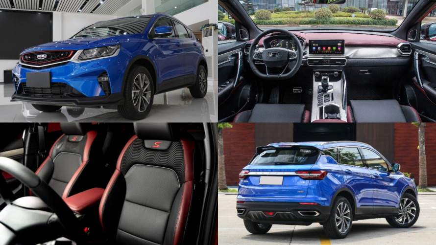 Geely Coolray 2020 синий