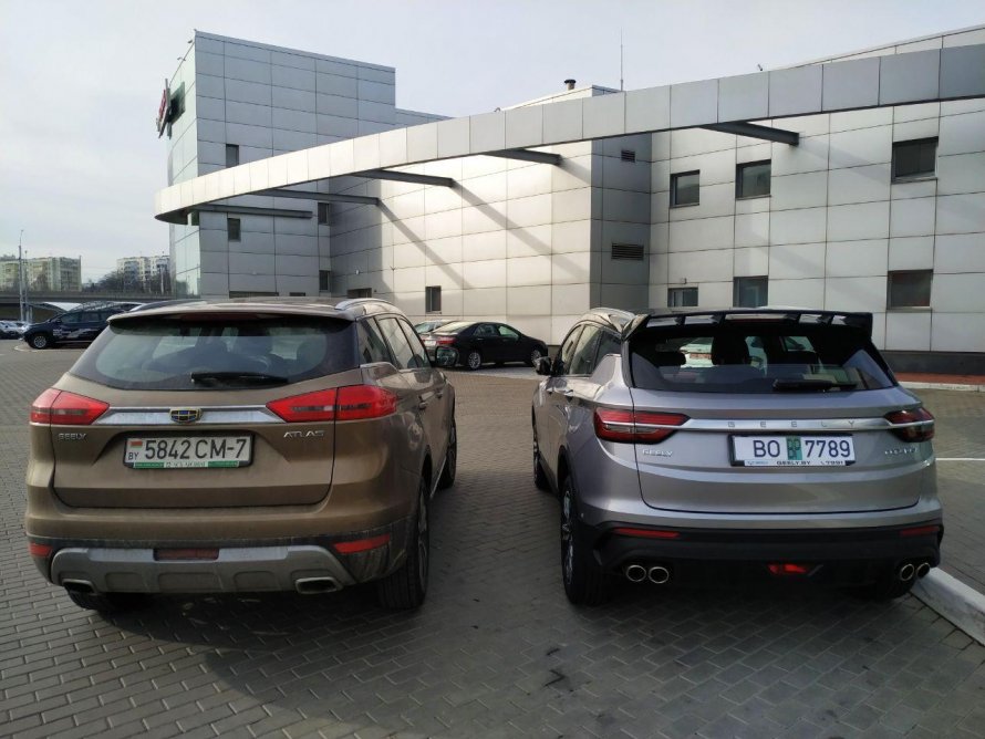 Geely Atlas и Coolray