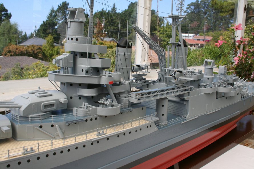 Fh350116 WWII USS Heavy Cruiser Indianapolis CA-35 1/350