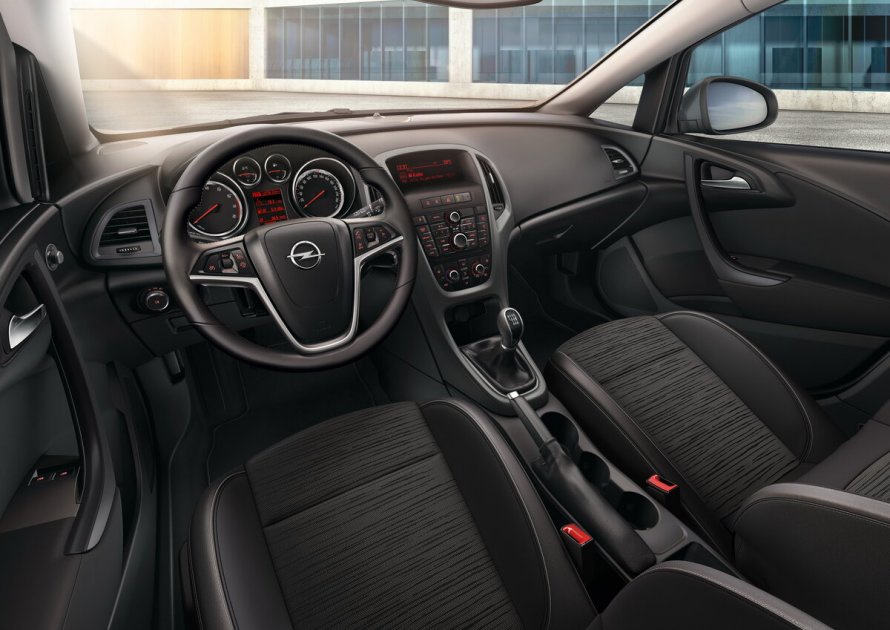 Opel Astra j 2014 салон
