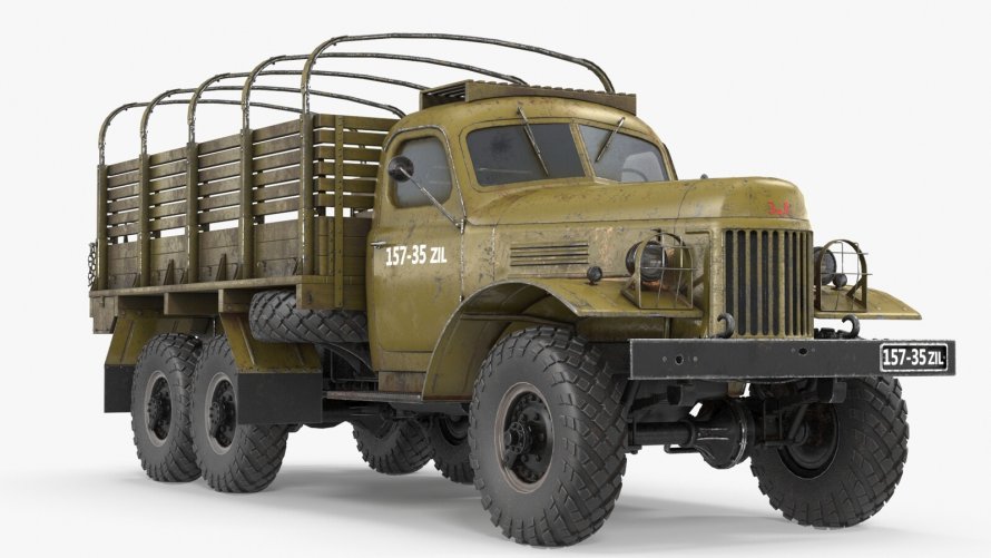 ЗИЛ 157 вид сбоку