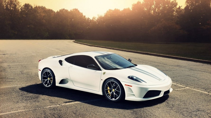 Ferrari f430 белая