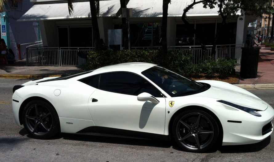 Ferrari 458 Italia Spider White