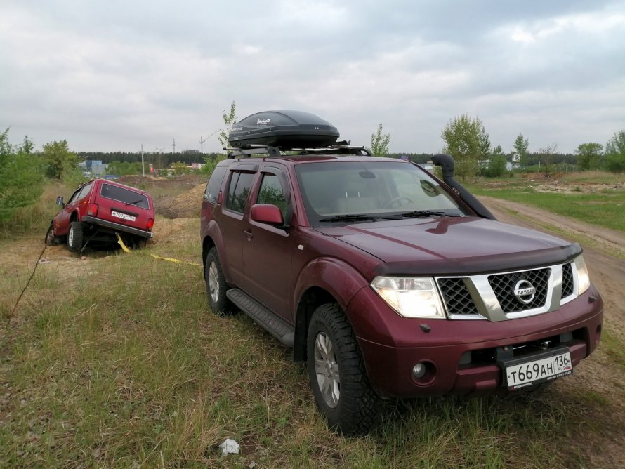 Nissan Pathfinder r51 губа