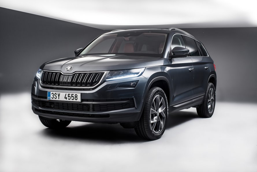 Skoda Kodiak серый