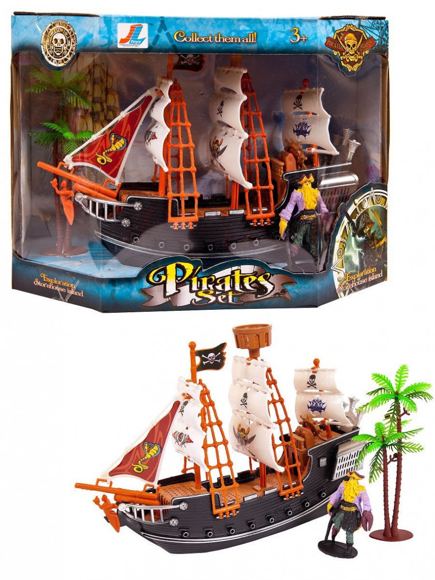 Игровой набор пиратский корабль Барбаросса le Toy van tv246