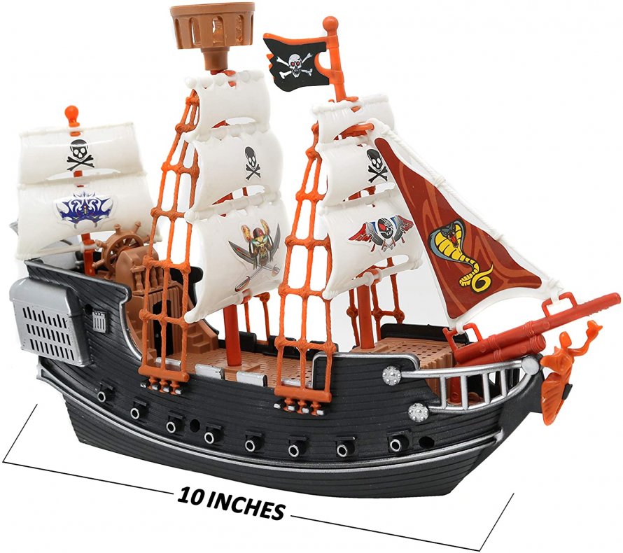 Игровой набор Junfa Toys корабль пиратский