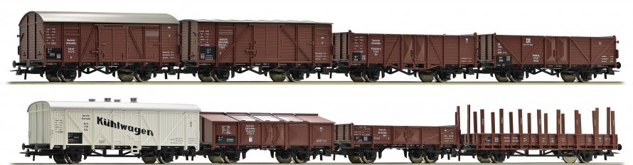 Brawa набор "грузовые вагоны omm52", 48602, h0
