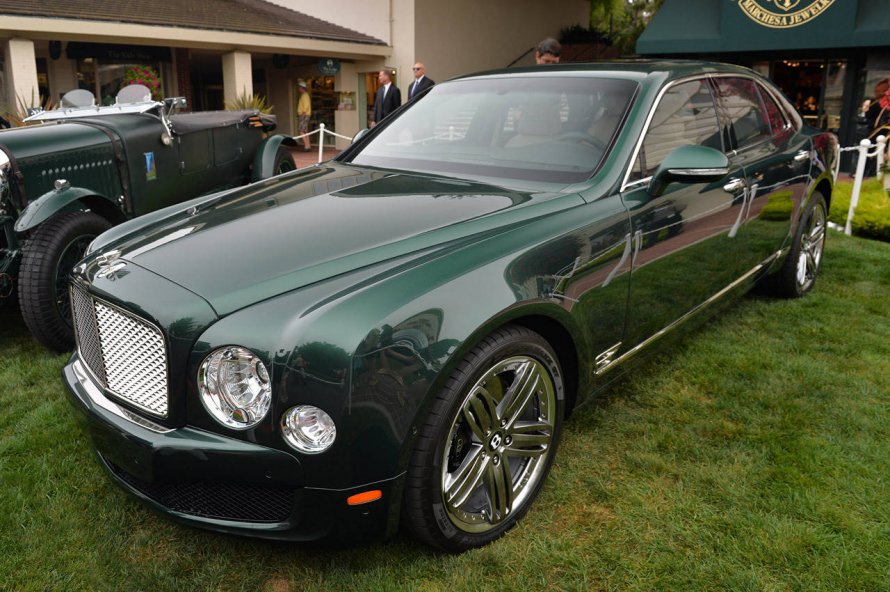 Bentley Mulsanne зеленый