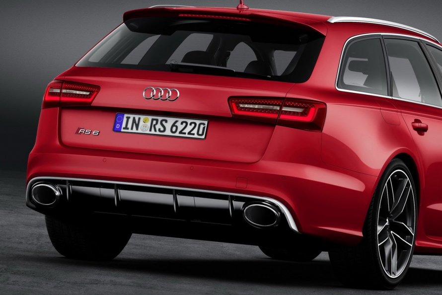 Audi rs6 avant синяя