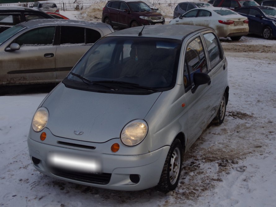 Матиз 2000 серебристый