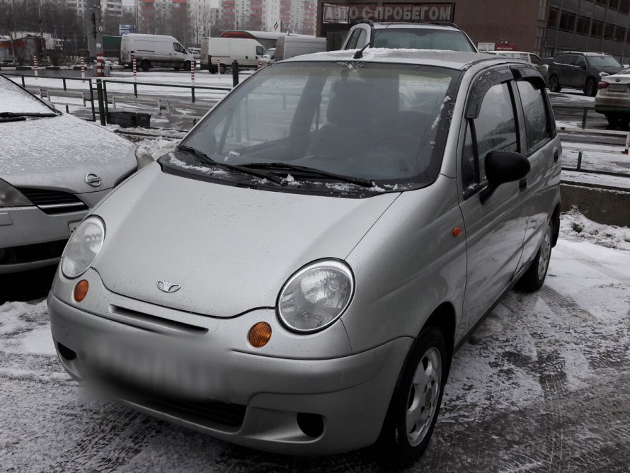 Daewoo Matiz серебристый