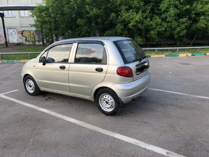 Серебристый цвет Daewoo Matiz