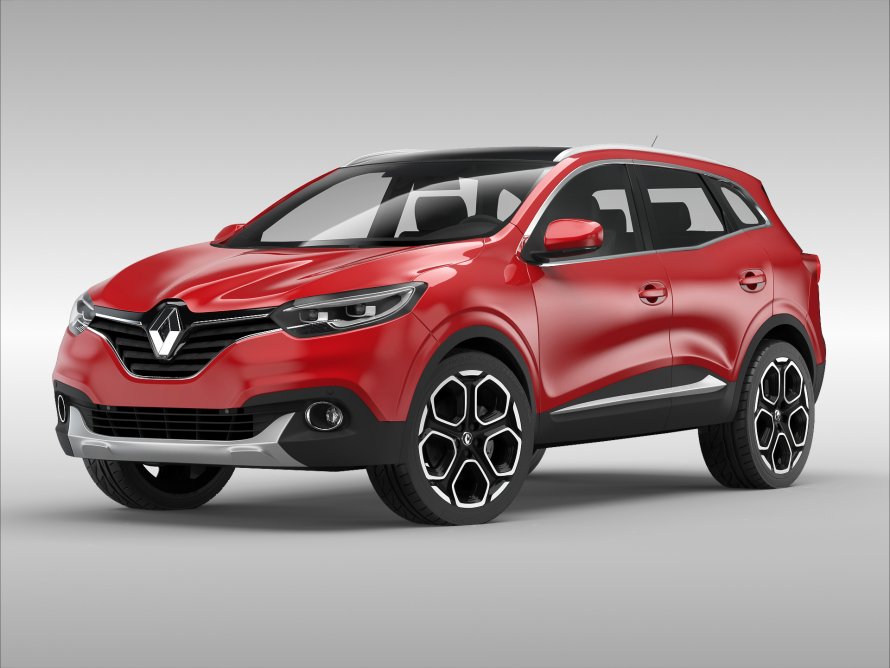 Renault Kadjar белая с черным