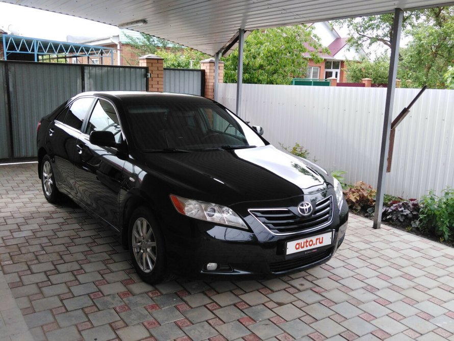 Toyota Camry xv40 черная
