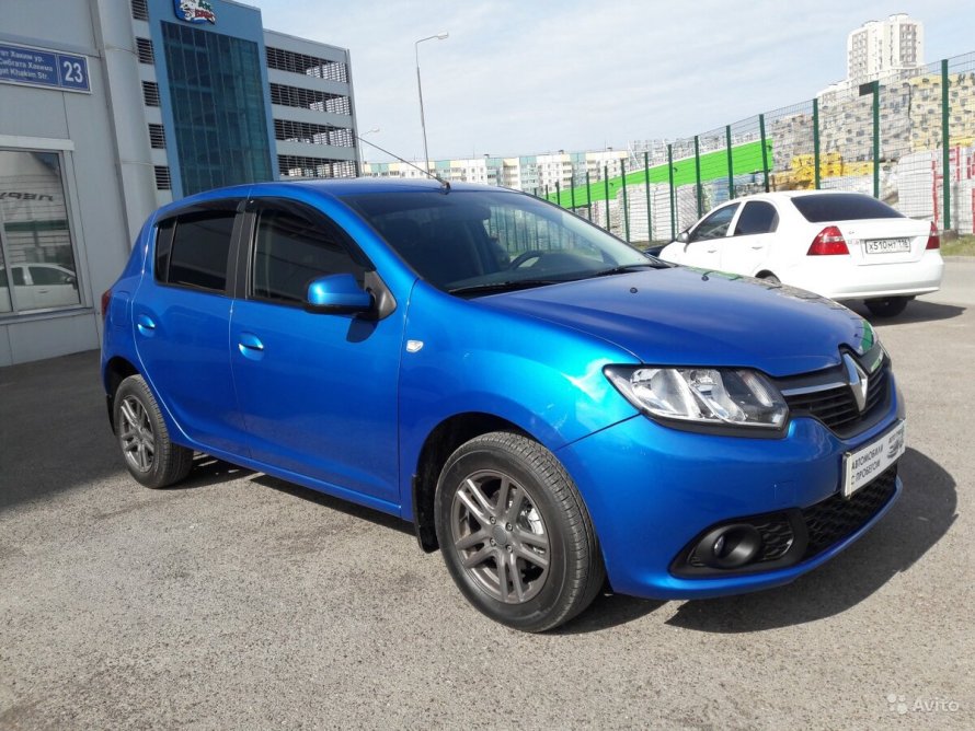 Renault Sandero 2 синий