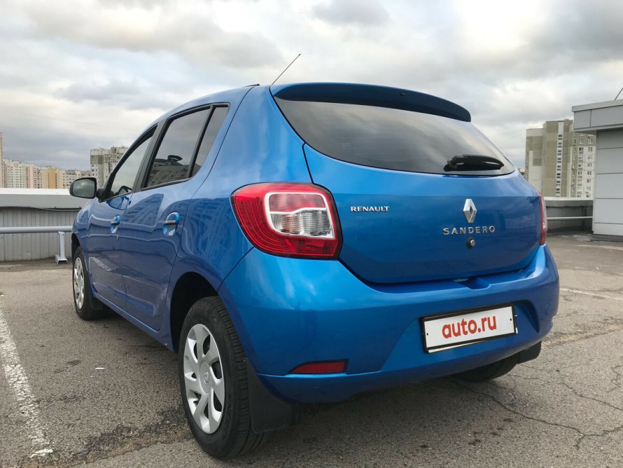 Renault Sandero 2014 синий