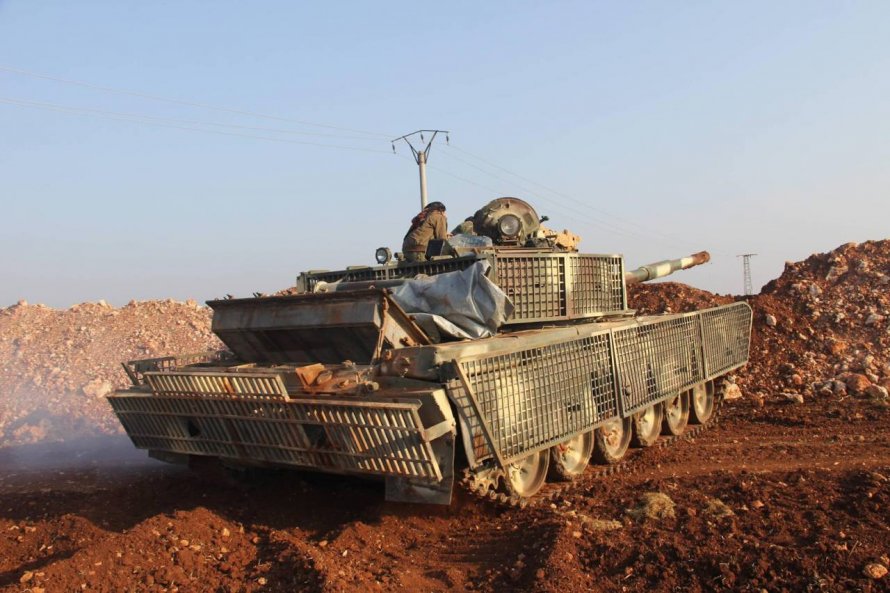 Танки т-72 в Сирии