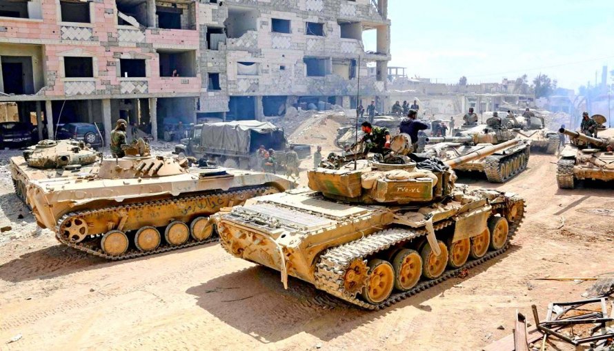 Т 72бм в Сирии