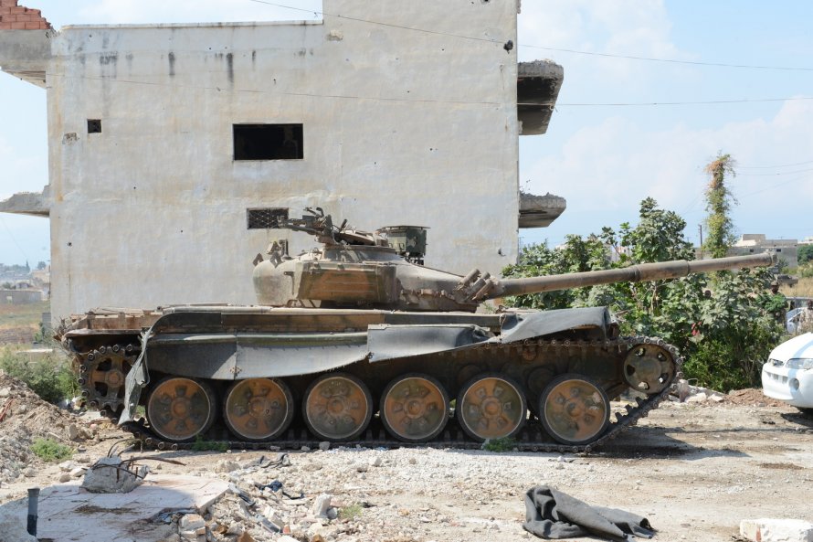 Фото танки т - 72 в Сирии