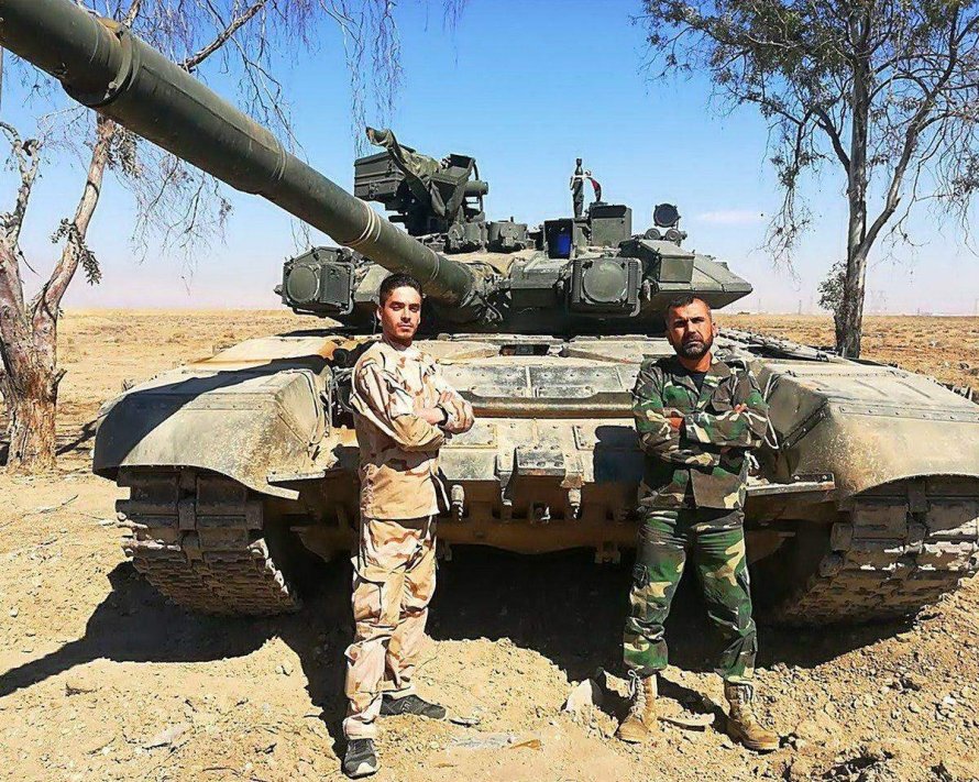 Танк т 90 подбитый в Сирии