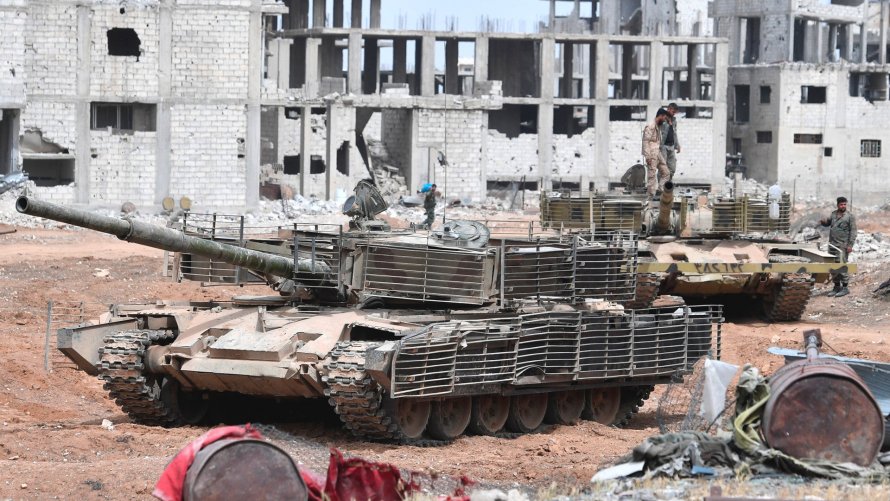 Танк т-72 в Сирии