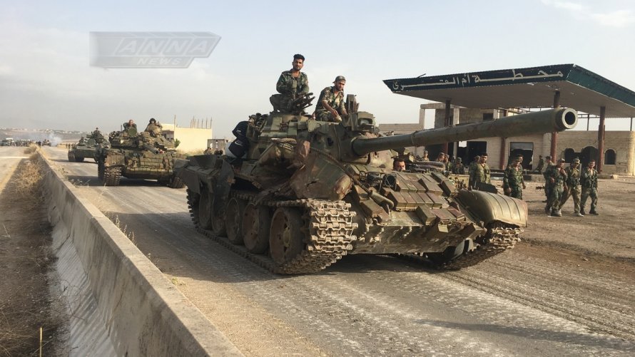 Танк т-55 в Сирии