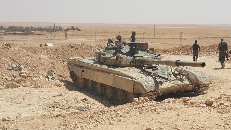 Танки т-72 в Сирии