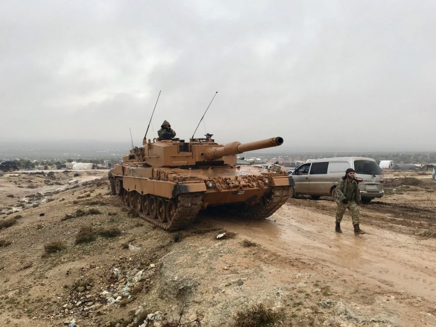 Турецкий танк Leopard 2a4 Аль-баб
