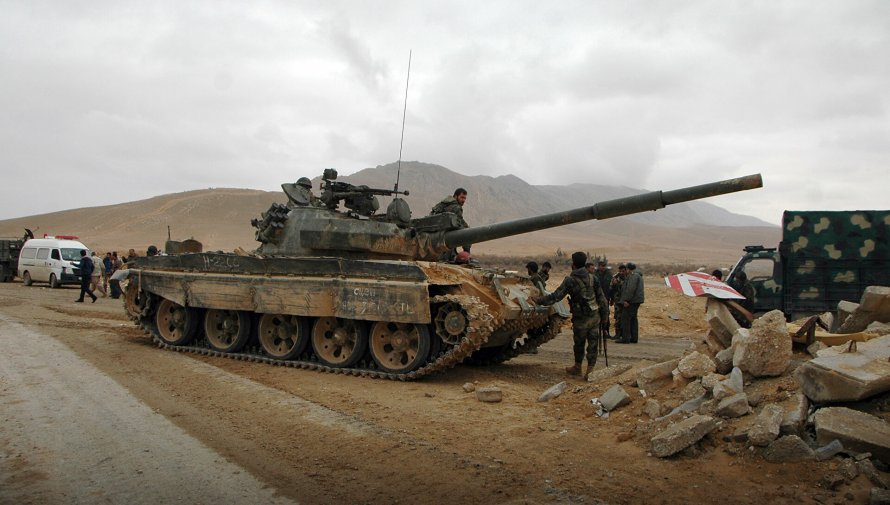 Т-62м в Сирии