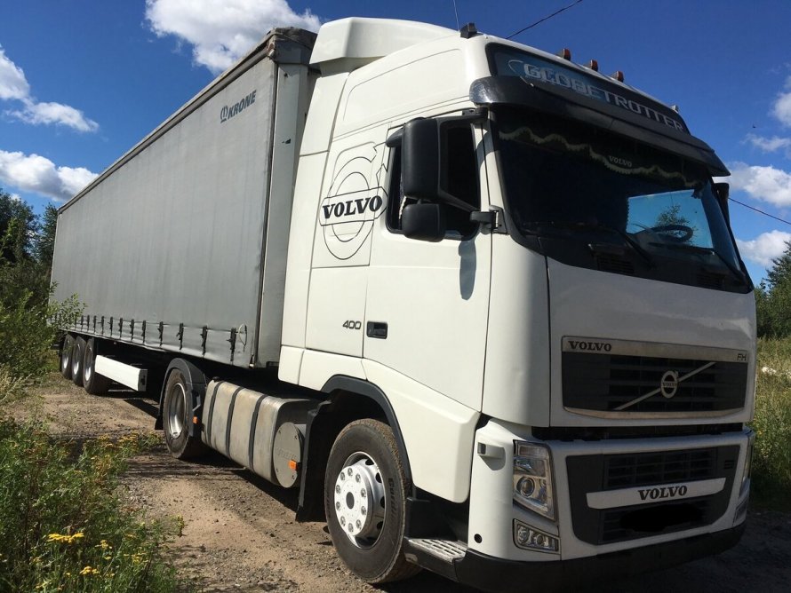 ФМ 400 Вольво тягач с полуприцепом штора