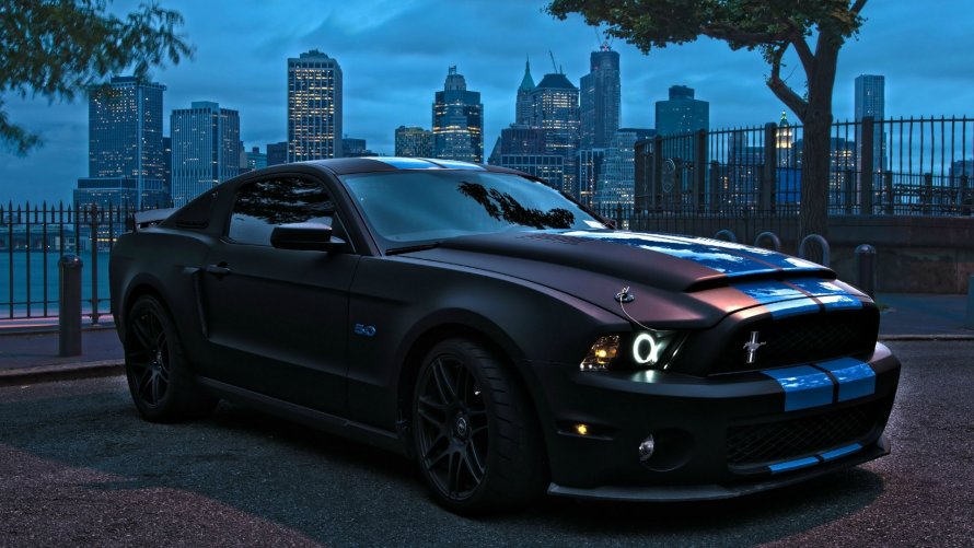 Ford Mustang gt 500 Shelby черный