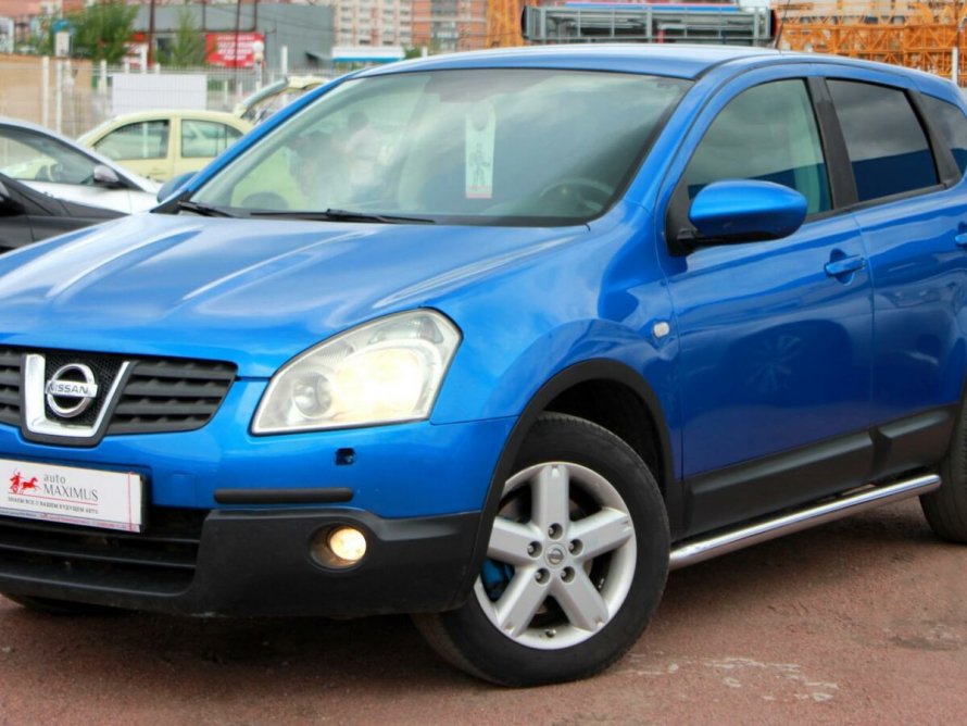 Ниссан Кашкай 2008 синий