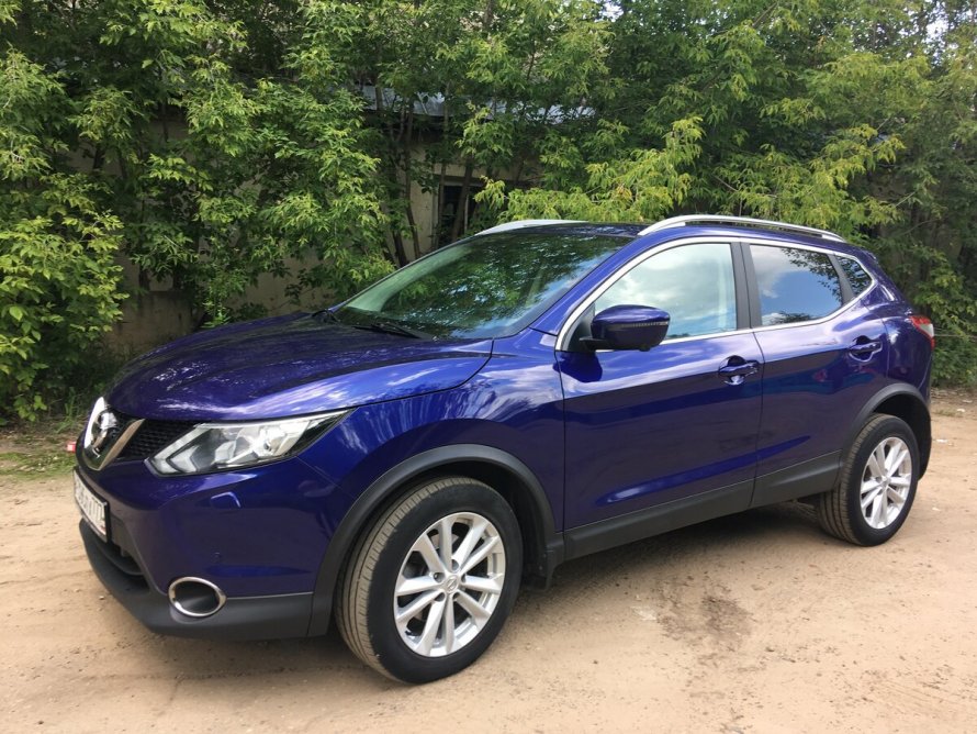 Nissan Qashqai синий металлик