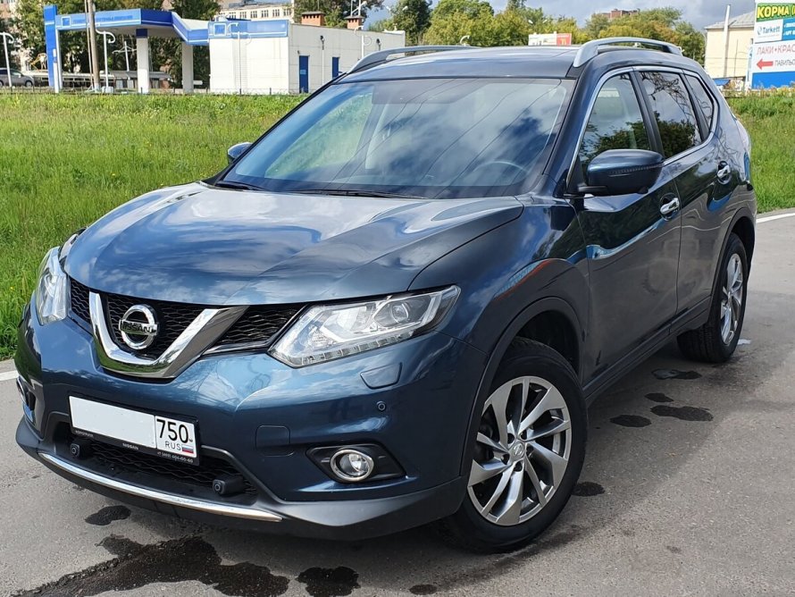 Nissan x-Trail t32 сине-серый