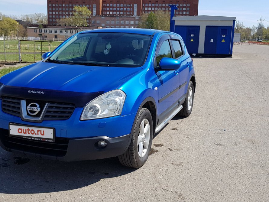 Ниссан Кашкай 2008 синий