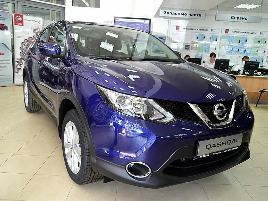 Nissan Qashqai 2018 синий