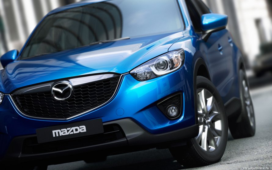 Mazda CX 5 синяя