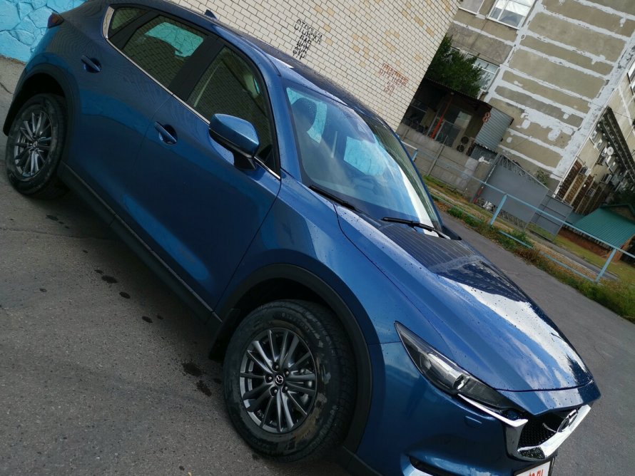Mazda CX-5 голубой металлик