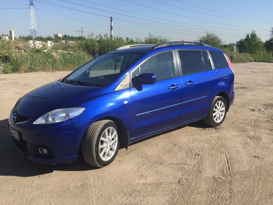 Мазда 5 2007 фиолетовая