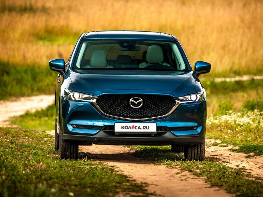 Мазда cx5 голубая