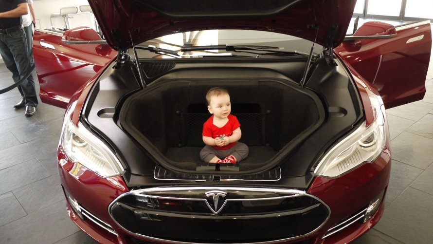 Tesla model s багажник