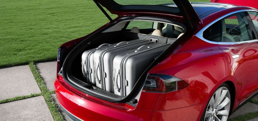 Tesla model s багажник