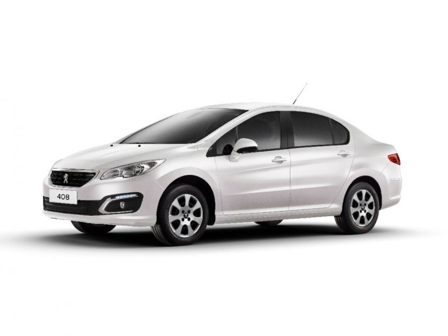 Peugeot 408 белый Рестайлинг