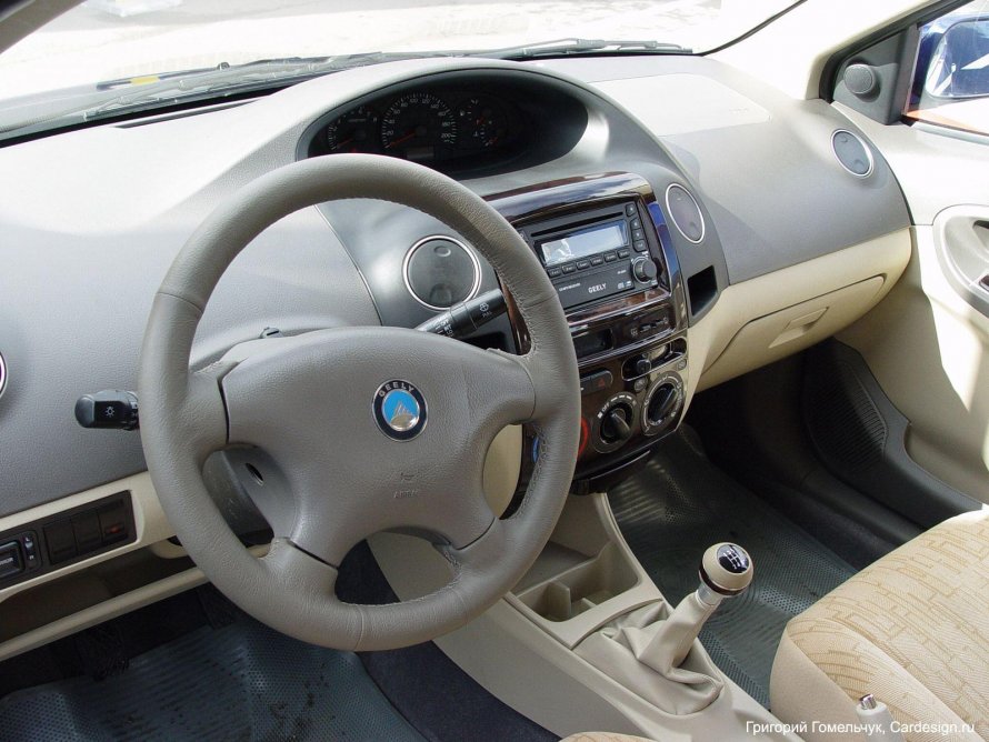 Geely MK 2008 салон