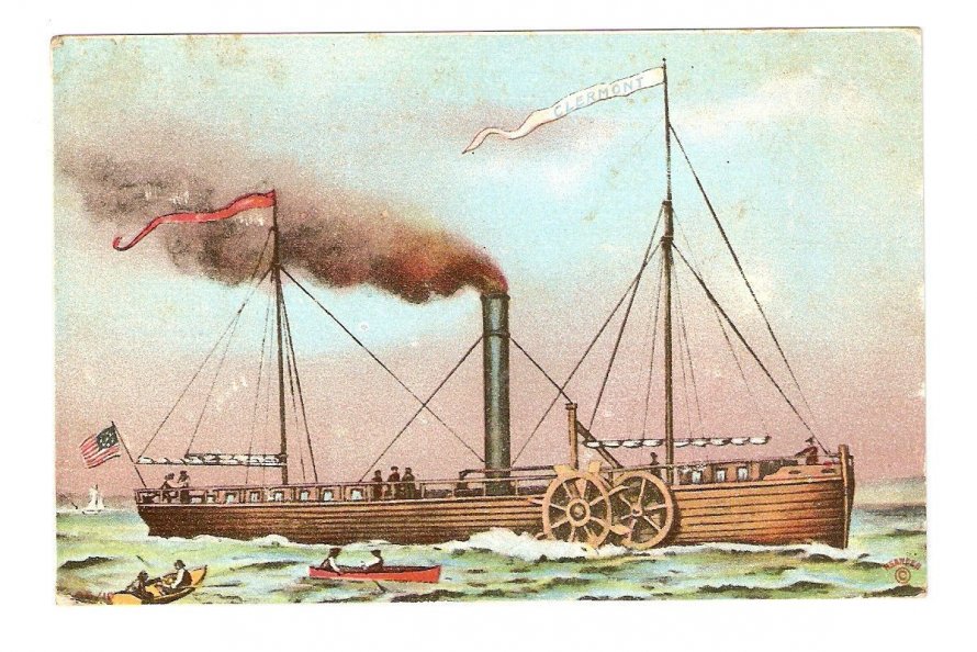 Пароход 1807 Роберт Фултон